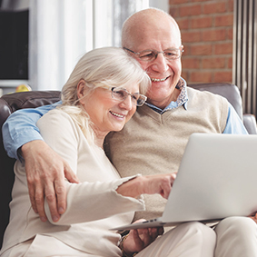 Two older people