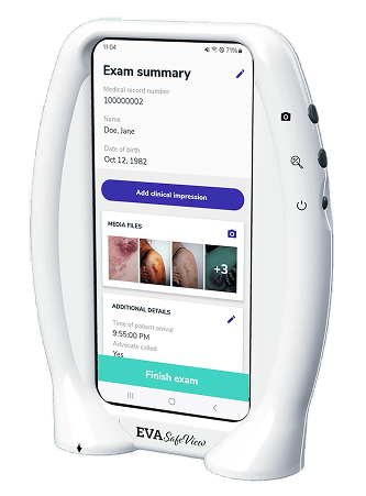 Image of a mobile equipment used for an exam.
