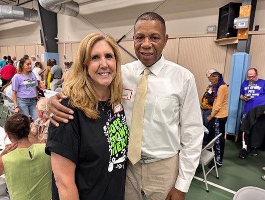 Cancer Survivors Day event with Derrick Rowland
