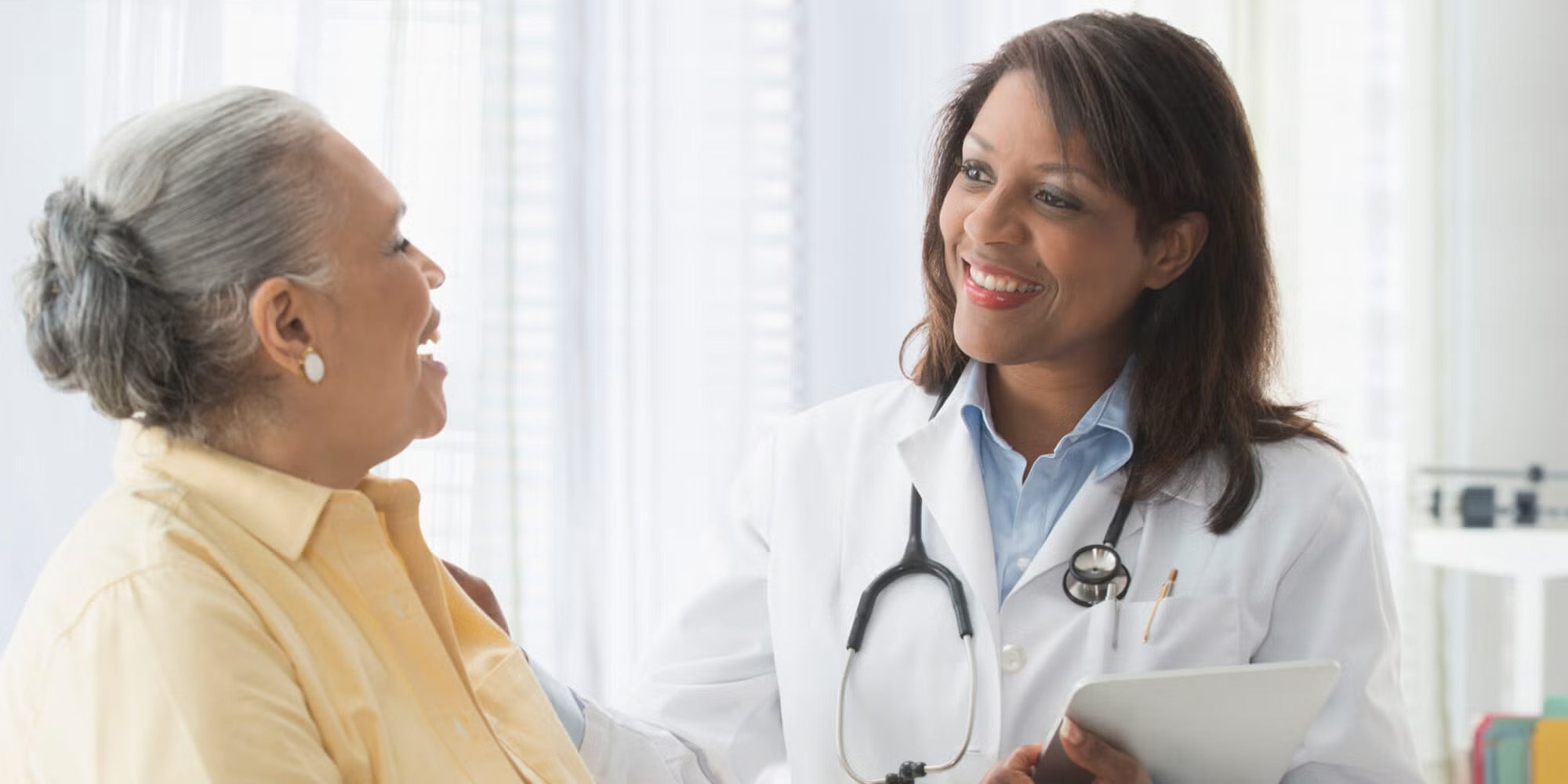 Geriatric patient with provider