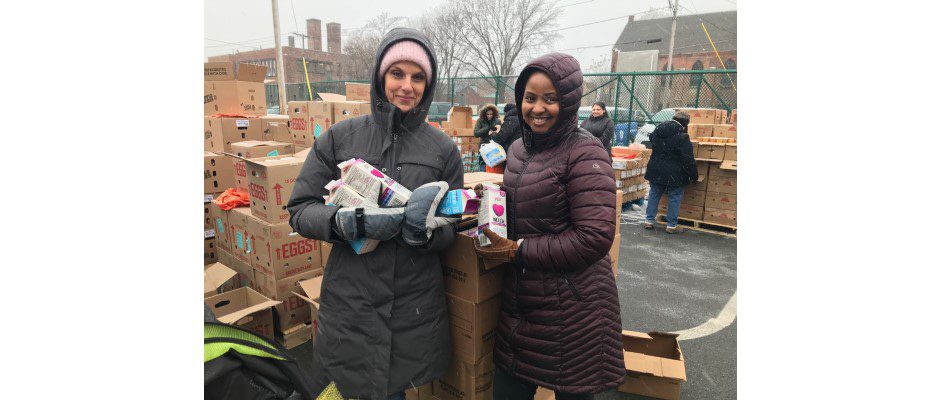 Food Distribution Event at Giffen