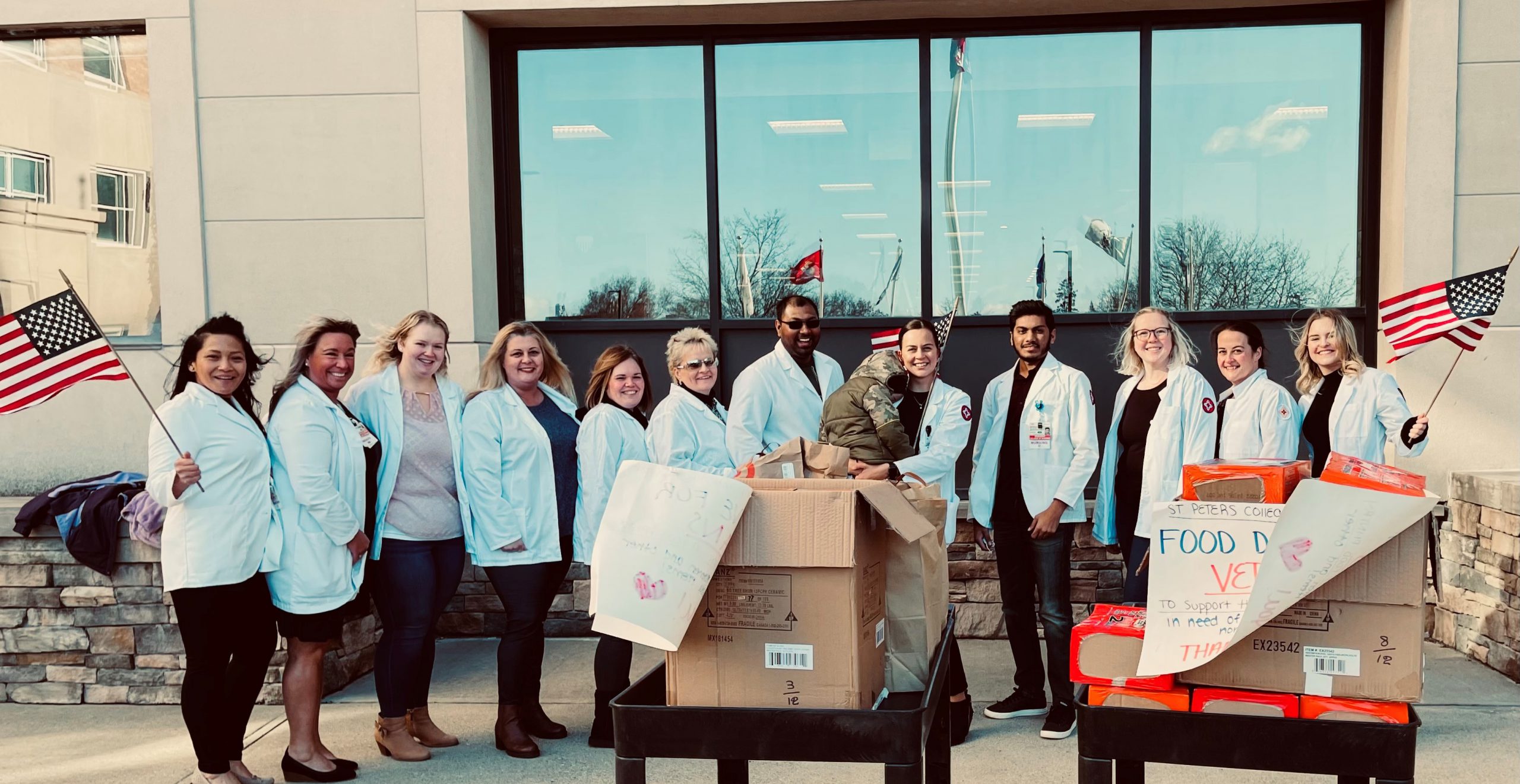 School of Nursing donation to VA - November 2021 - SPHP NEWS