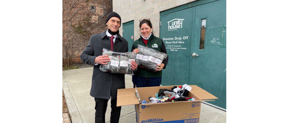 SPHP Staff Donate More Than 4,000 Pairs of Socks to Six Local Shelters on GivingTuesday