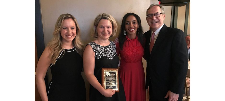 dr. catherine adams recognized