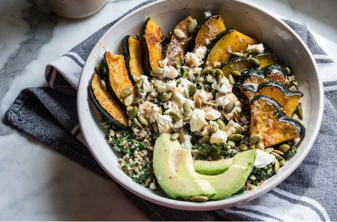 harvest quinoa bowl