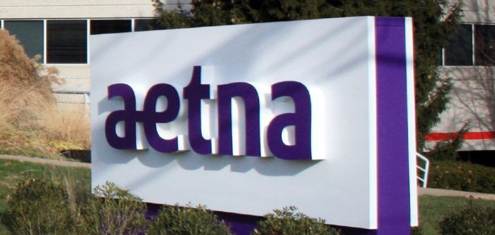 aetna logo on sign