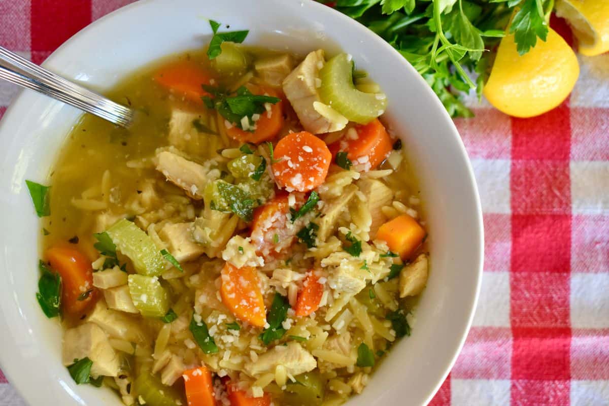 Turkey-Orzo-Soup