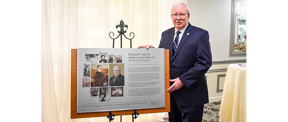 Richard Siek donation to Foundation