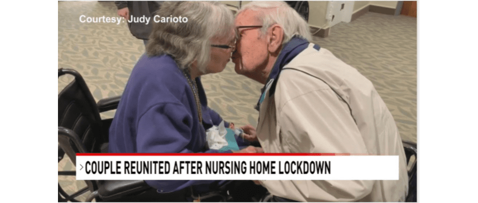 Couple Reunited at Eddy Memorial Geriatric Center