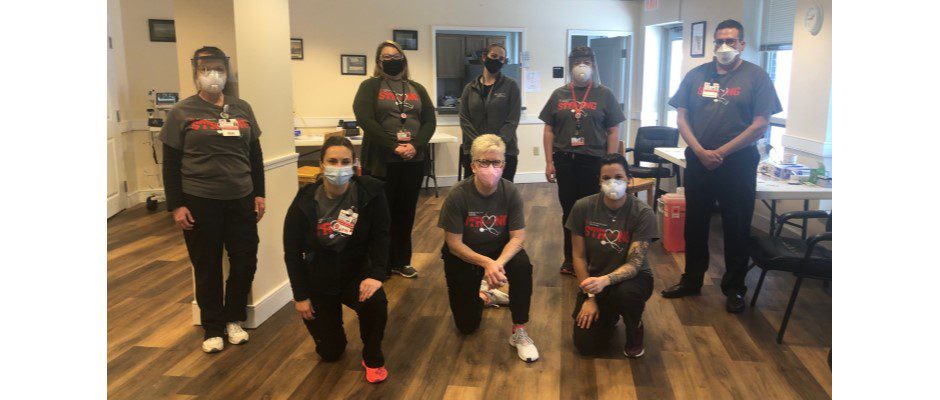 SPHP's pop-up vaccination clinic team