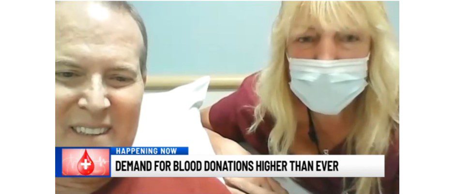 WTEN: Critical Blood Shortage Affecting People Being Treated for Cancer
