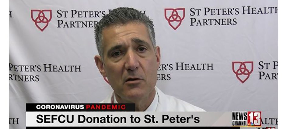 WNYT Dr Hanks Mask Donation