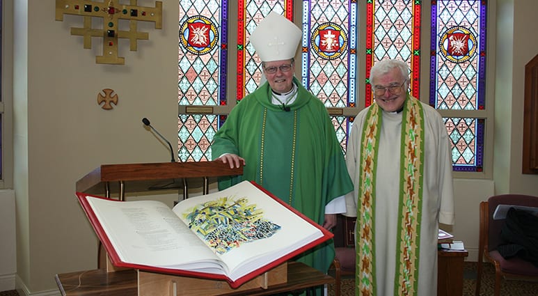 Enthronement of the St. John's Bible