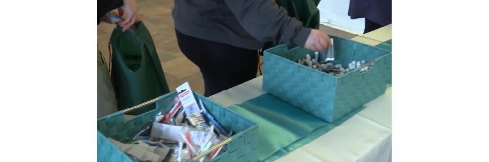 WTEN: Siena Students Pack Hundreds of Care Packages for Sexual Assault Survivors