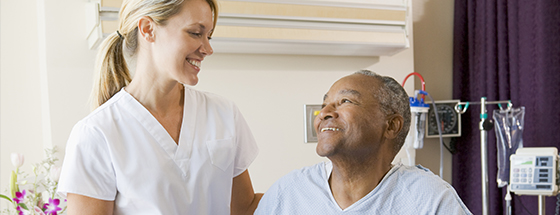 patient and nurse